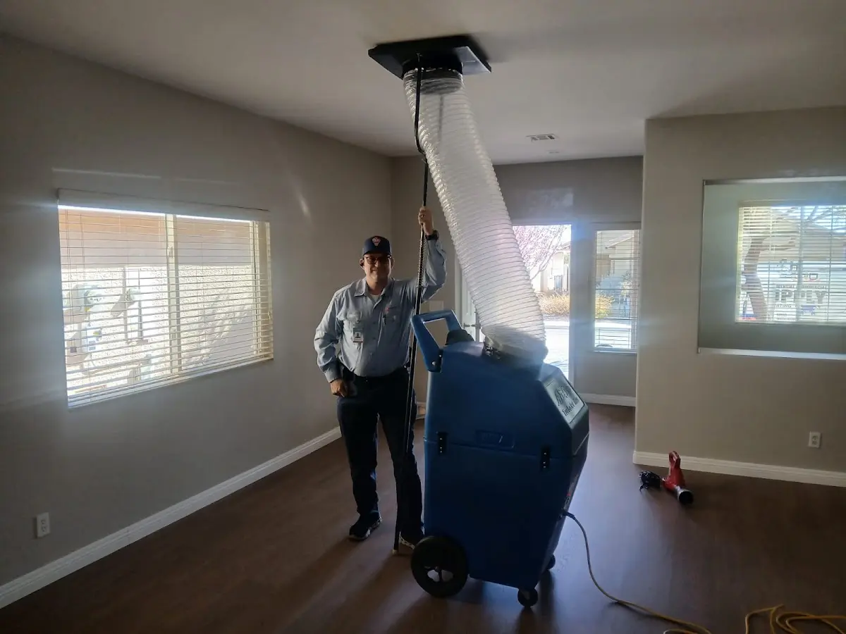 Professional Dryer Vent Cleaning work inside a Signal Mountain home